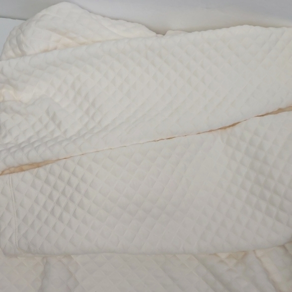 NEW J Crew Women's Quilted Hoodie Pullover Sweater Cream Size Large - Picture 12 of 13